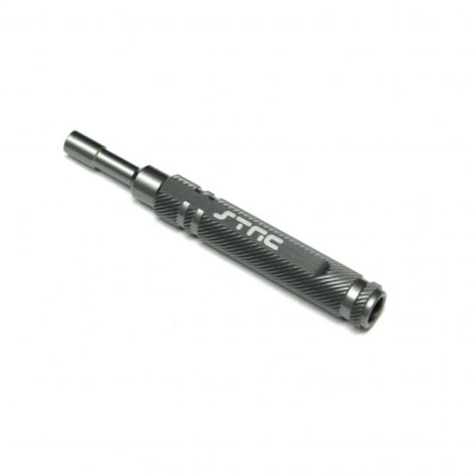 One-Piece Aluminum 5.5mm Nut Driver, Gun Metal