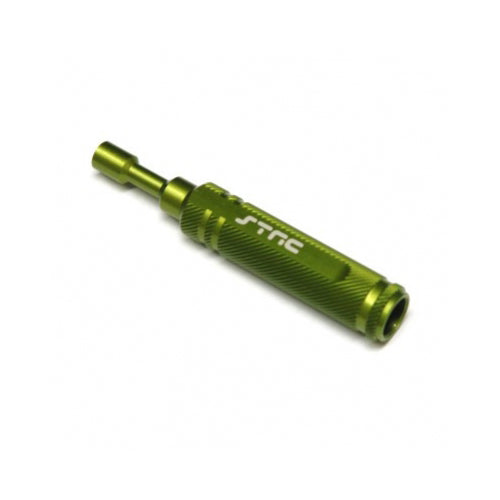 One-Piece Aluminum 7.0mm Nut Driver, Green