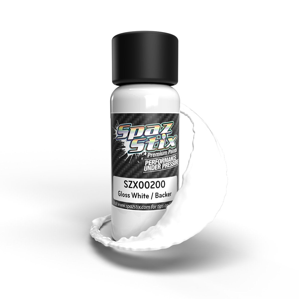 SOLID WHITE / BACKER AIRBRUSH PAINT 2OZ