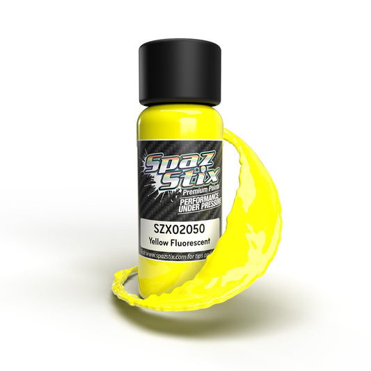YELLOW FLUORESCENT AIRBRUSH PAINT 2OZ