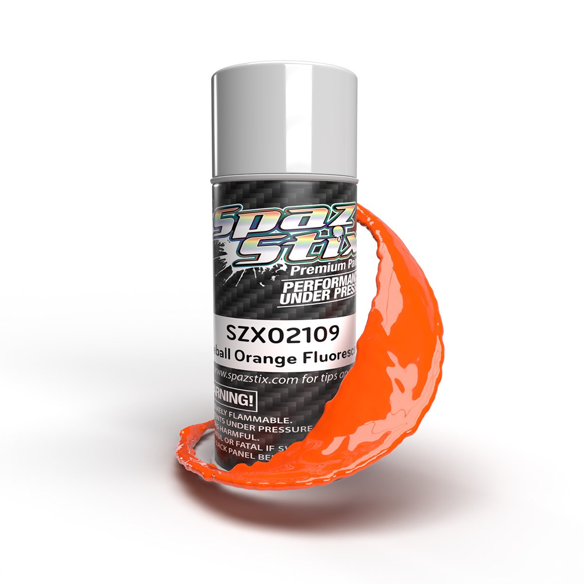 FIREBALL ORANGE FLUORESCENT AEROSOL PAINT 3.5OZ