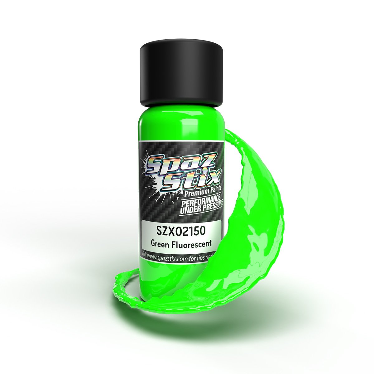 GREEN FLUORESCENT AIRBRUSH PAINT 2OZ