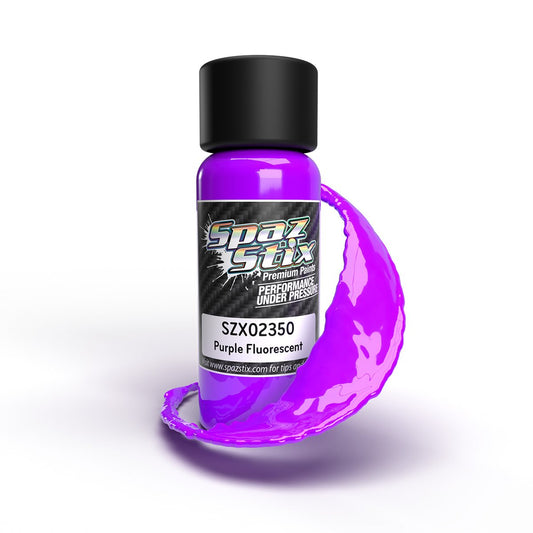PURPLE FLUORESCENT AIRBRUSH PAINT 2OZ