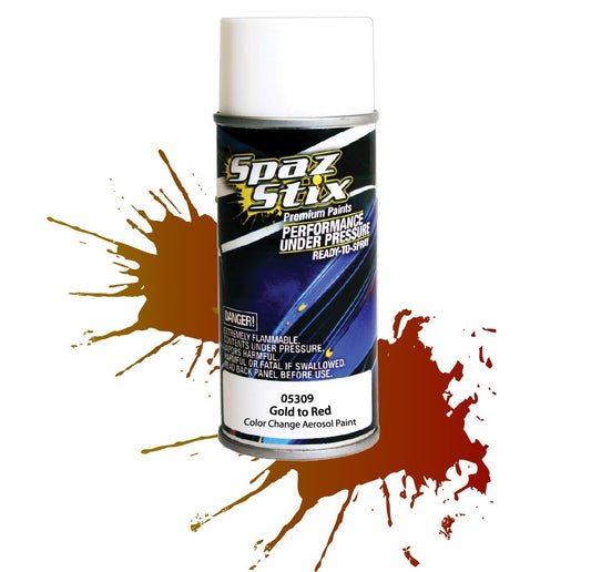 COLOR CHANGING PAINT GOLD TO RED AEROSOL 3.5OZ