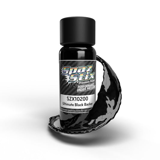 ULTIMATE BLACK BACKER 2OZ FOR MIRROR CHROME AIRBRUSH PAINT