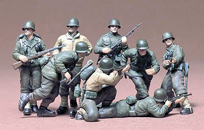 1/35 U.S. Infantry EUR Theater Miniature Plastic Model Kit