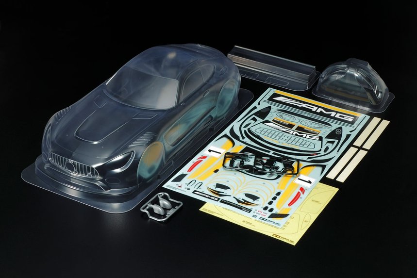 47368 1/10 Mercedes AMG GT3 LW Body Parts Set