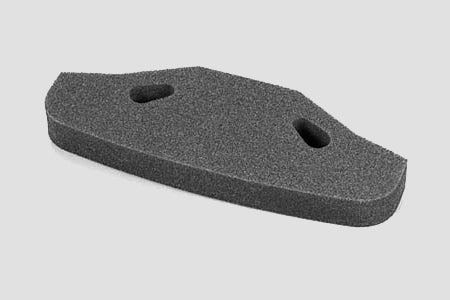 RC Urethane Bumper M Blue