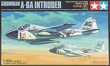 1/100 Scale Grumman A6A Intruder Plastic Model Airplane Kit