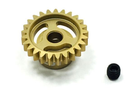 48 Pitch 25 Tooth Ultra Lightweight Aluminum Pinion Gear Thin