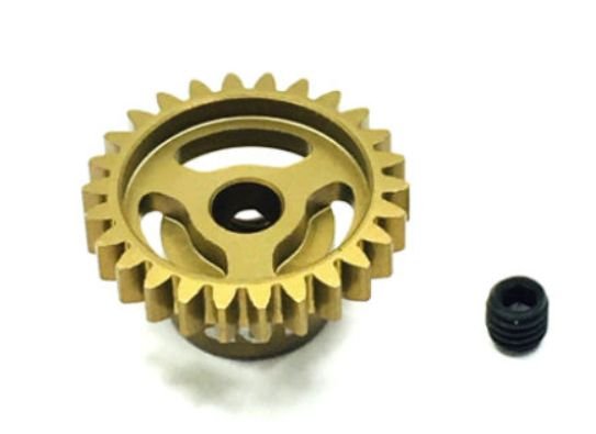48 Pitch 26 Tooth Ultra Lightweight Aluminum Pinion Gear Thin