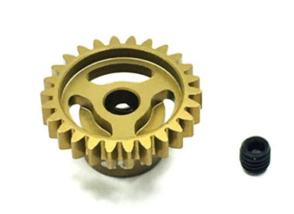 48 Pitch 26 Tooth Ultra Lightweight Aluminum Pinion Gear Thin