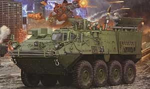 M1126 Stryker MC-B W/120mm Mortar by Trumpeter