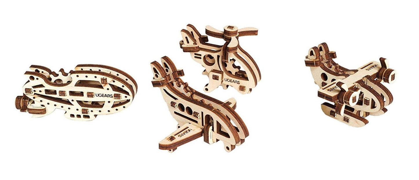 UGEARS:  FIDGET PLANES