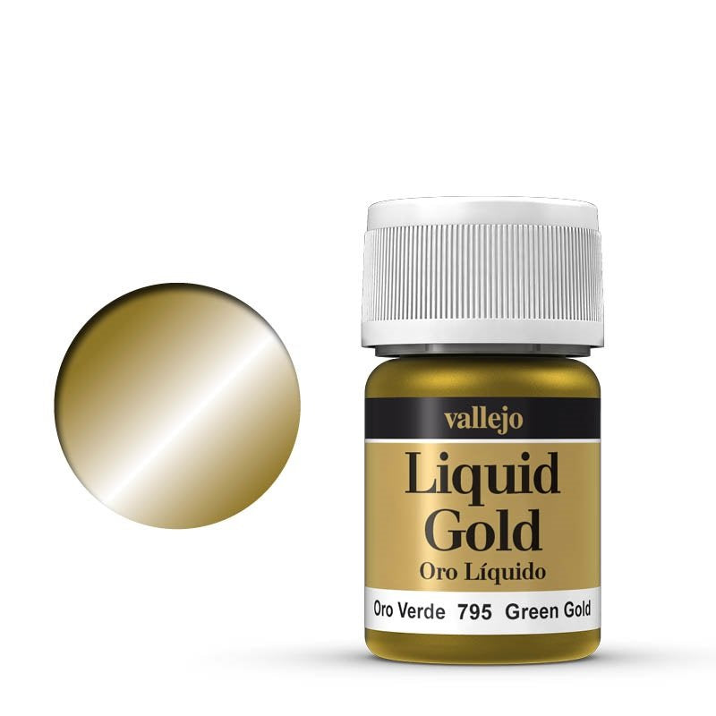 70.795 Green Gold (Alcohol Based) Alcohol base metallics 35 ml.