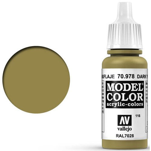 70.978 Dark Yellow Matt 17 ml.