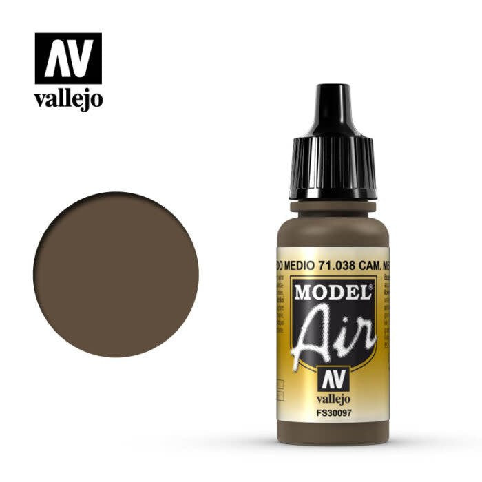 71.038 Camouflage Medium Brown Color 17 ml.