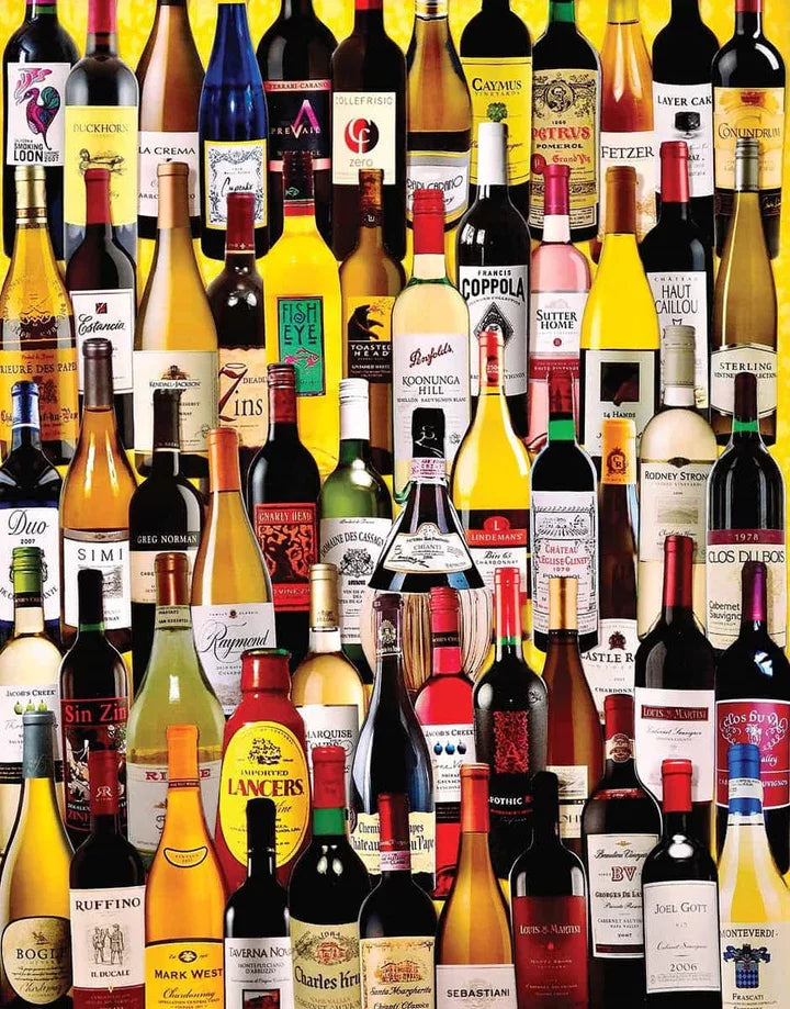 Wine Bottles (1058pz) 1000 Pieces