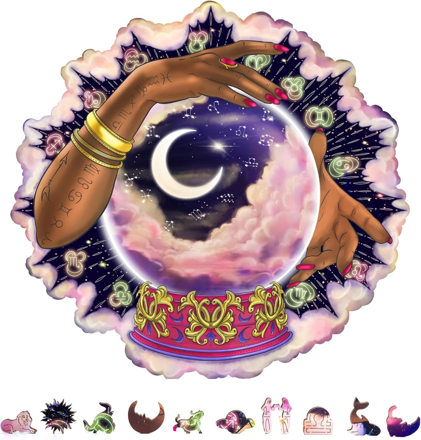 Crystal Ball Wooden Jigsaw Puzzle, 500 Pcs