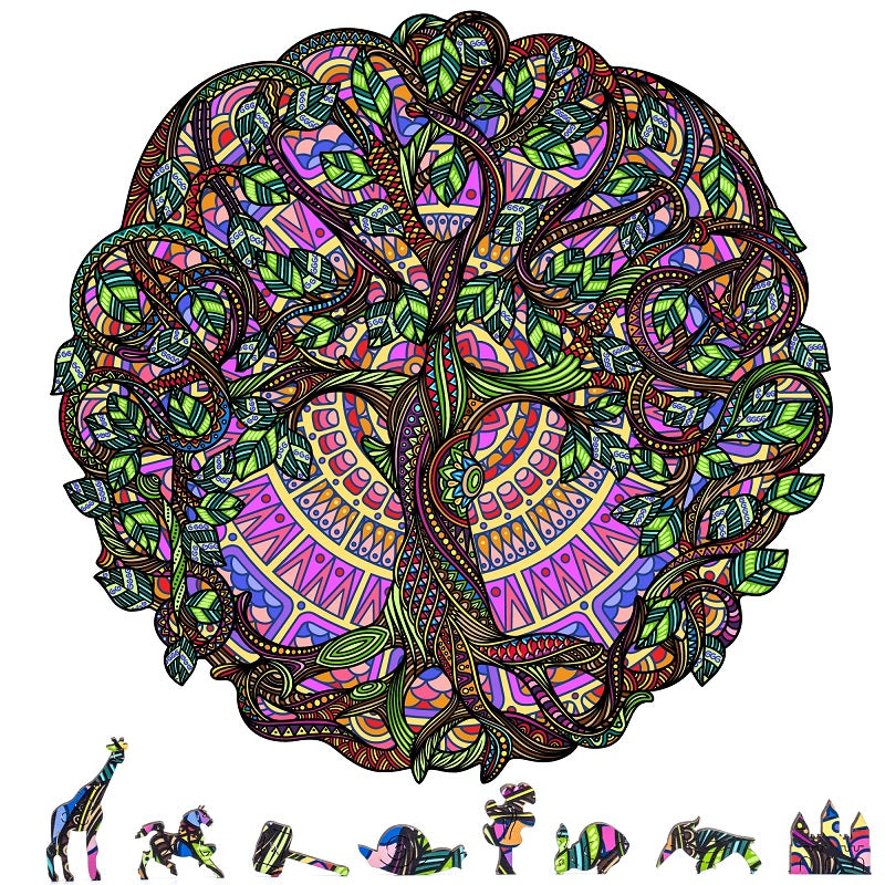 Tree of Life Wooden Jigsaw Puzzle, 500 pcs